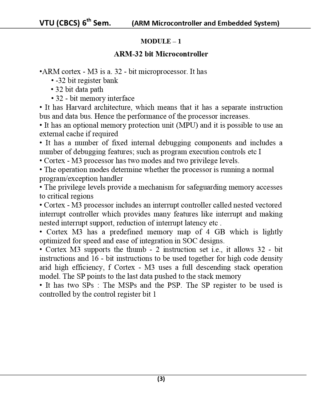 Arm Microcontroller And Embedded System For VTU BE 6th Sem Electronics & Telecommunication Engineering - Page 4
