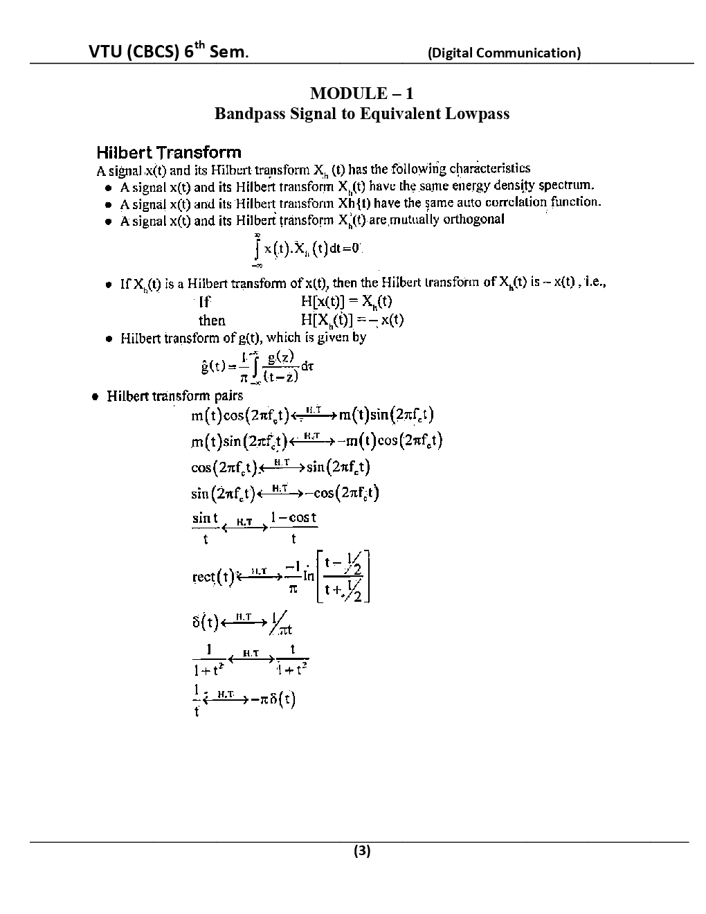 Digital Communication For VTU BE 6th Sem Electronics & Telecommunication Engineering - Page 4