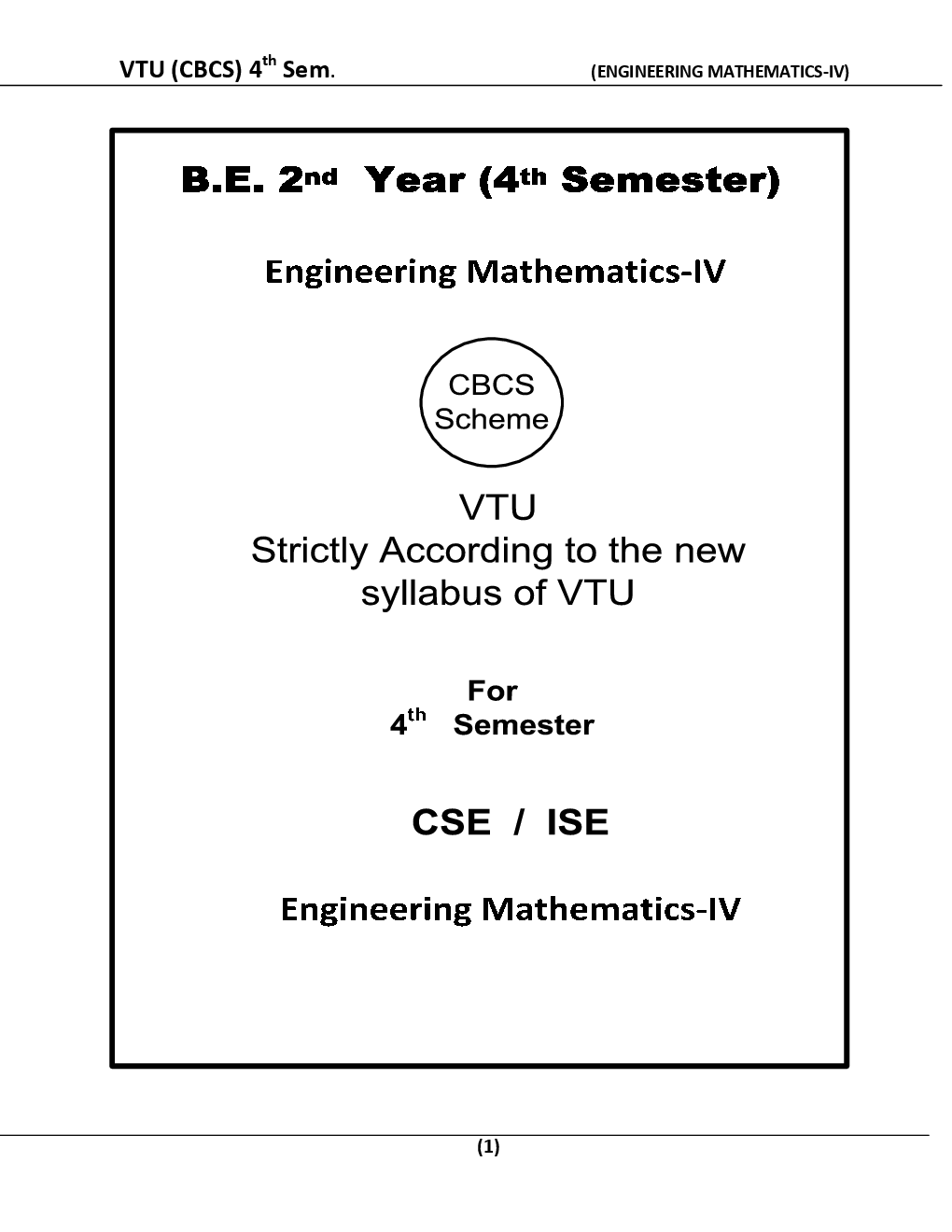 Engineering Mathematics-IV For VTU BE 4th Sem Computer Science  Engineering - Page 2