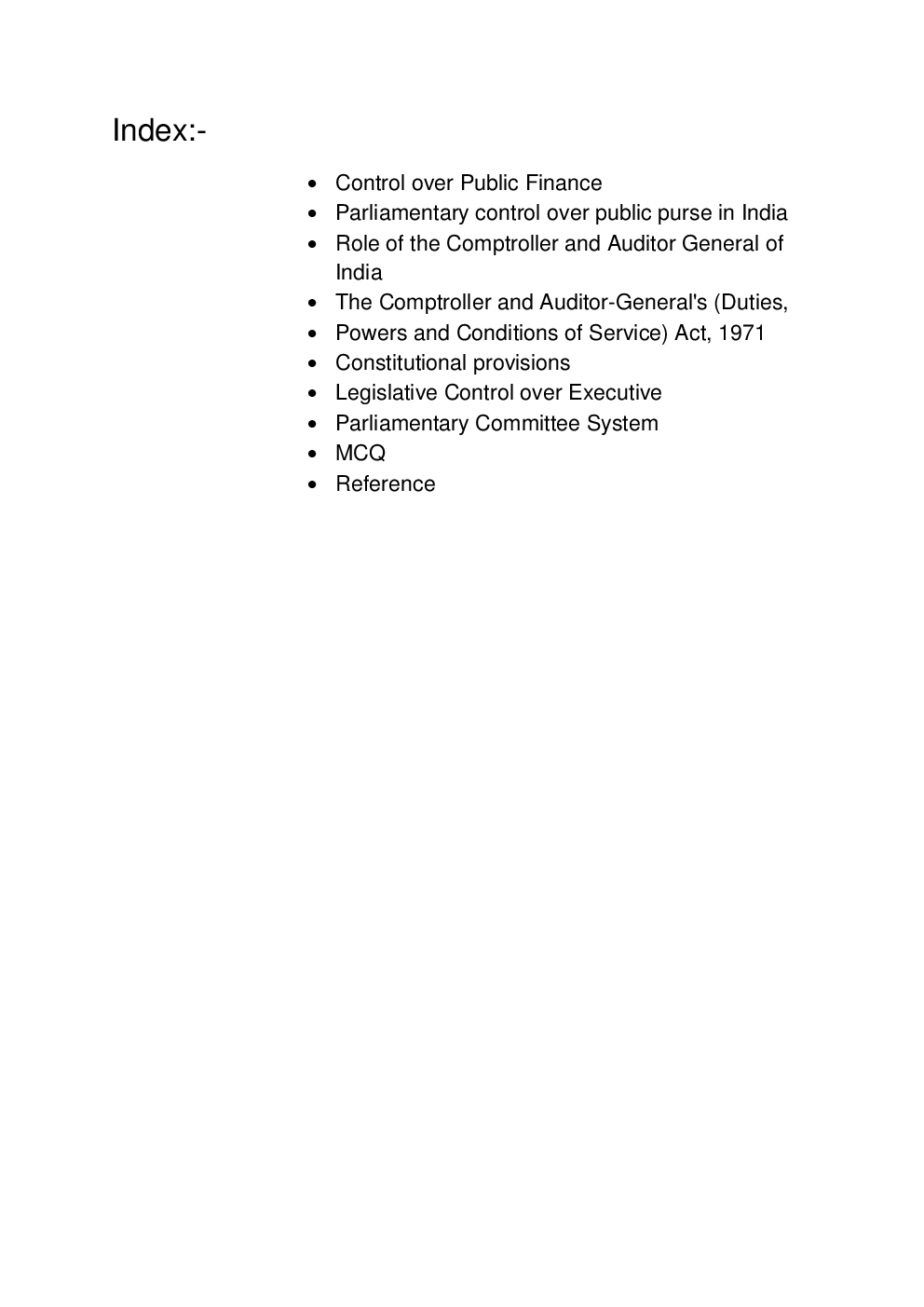 Comptroller And Auditor General Of India A Study Material For SSC CGL Tier-2 - Page 2