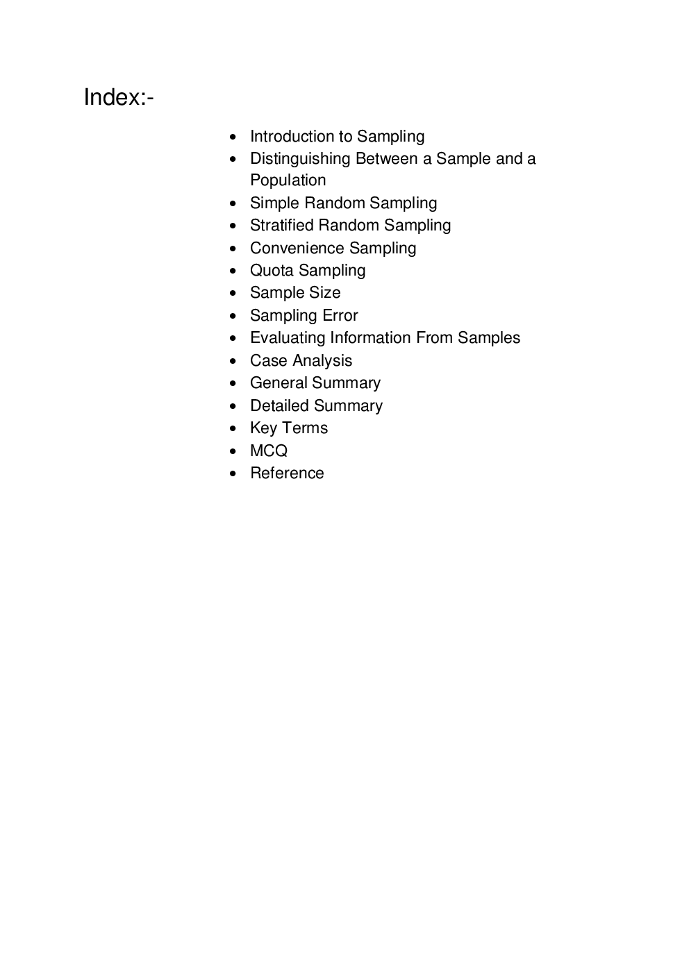 Sampling Theory A Study Material For SSC CGL Tier-2 - Page 2