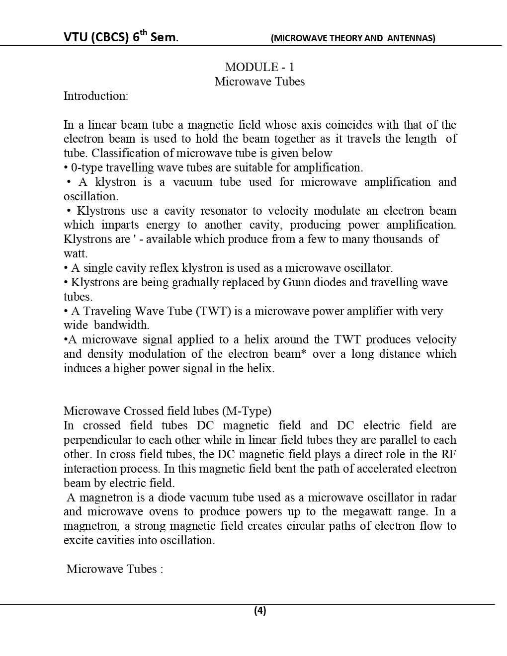 Microwave Theory And Antennas For VTU BE 6th Sem Electronics & Telecommunication Engineering - Page 5