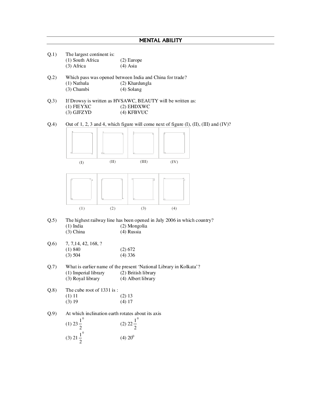 LIC ADO Sample Question Paper With Answer-3 - Page 2