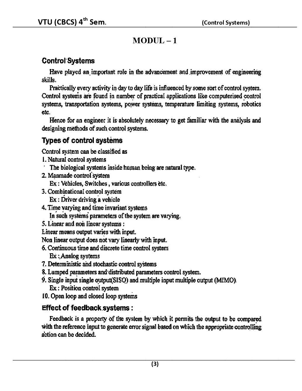Control Systems For VTU BE 4th Sem Electronics & Communication Engineering - Page 4
