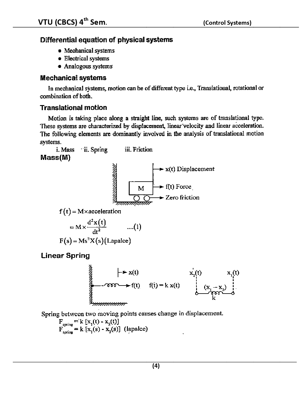Control Systems For VTU BE 4th Sem Electronics & Communication Engineering - Page 5