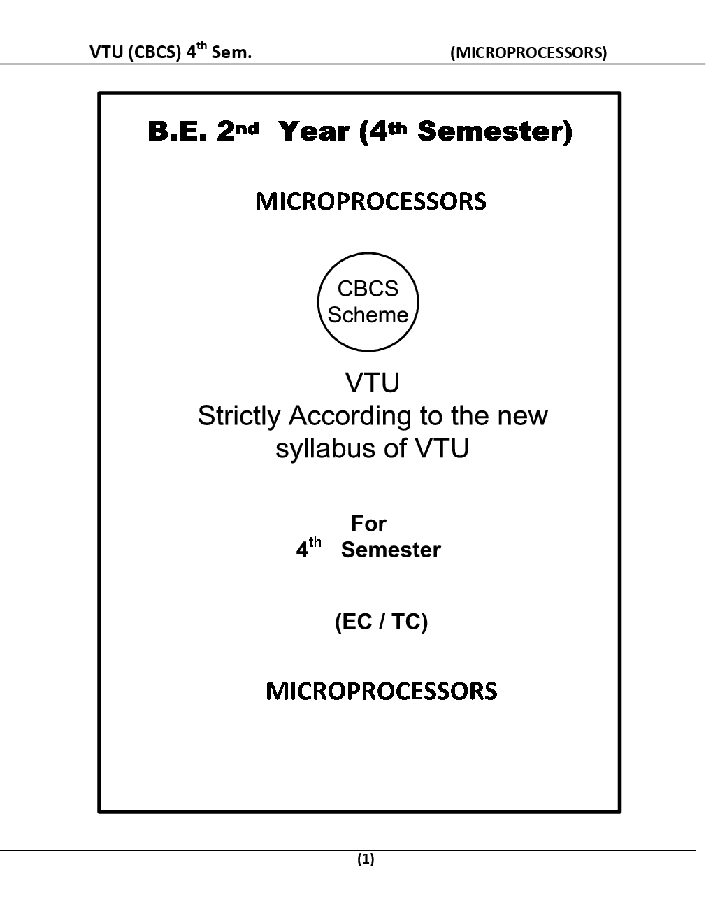 Microprocessors For VTU BE 4th Sem Electronics & Communication Engineering - Page 2