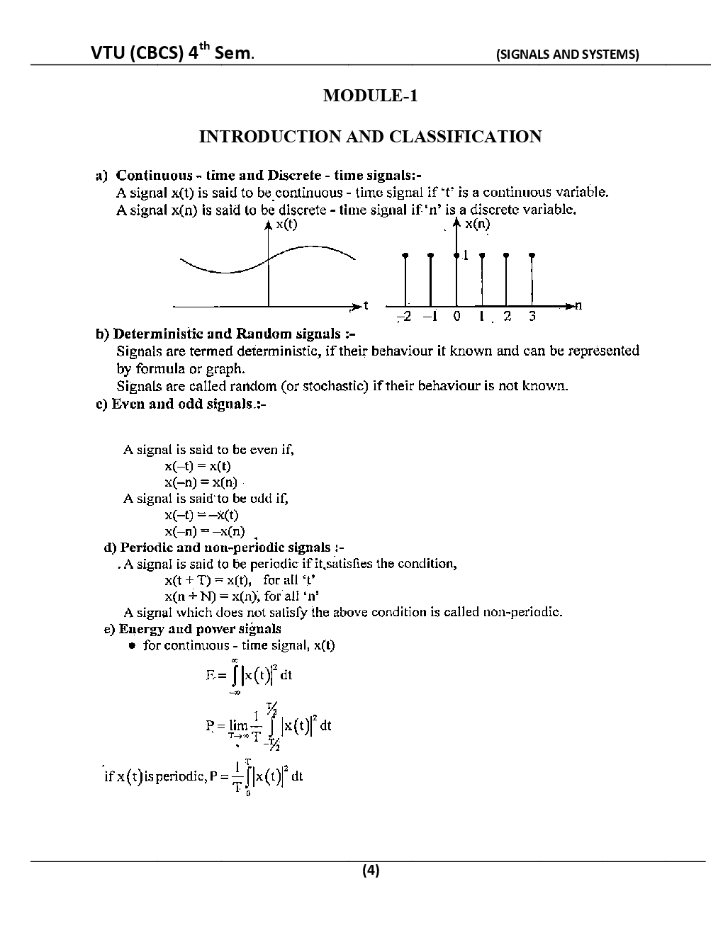 Signals And Systems For VTU BE 4th Sem Electronics & Communication Engineering - Page 5