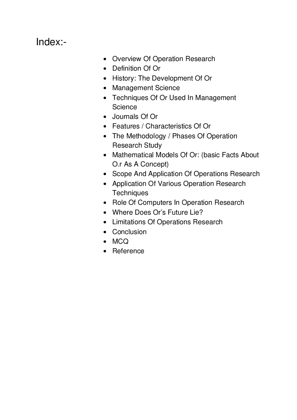 Gate Study Material Operations Research For Mechanical Engineering - Page 2