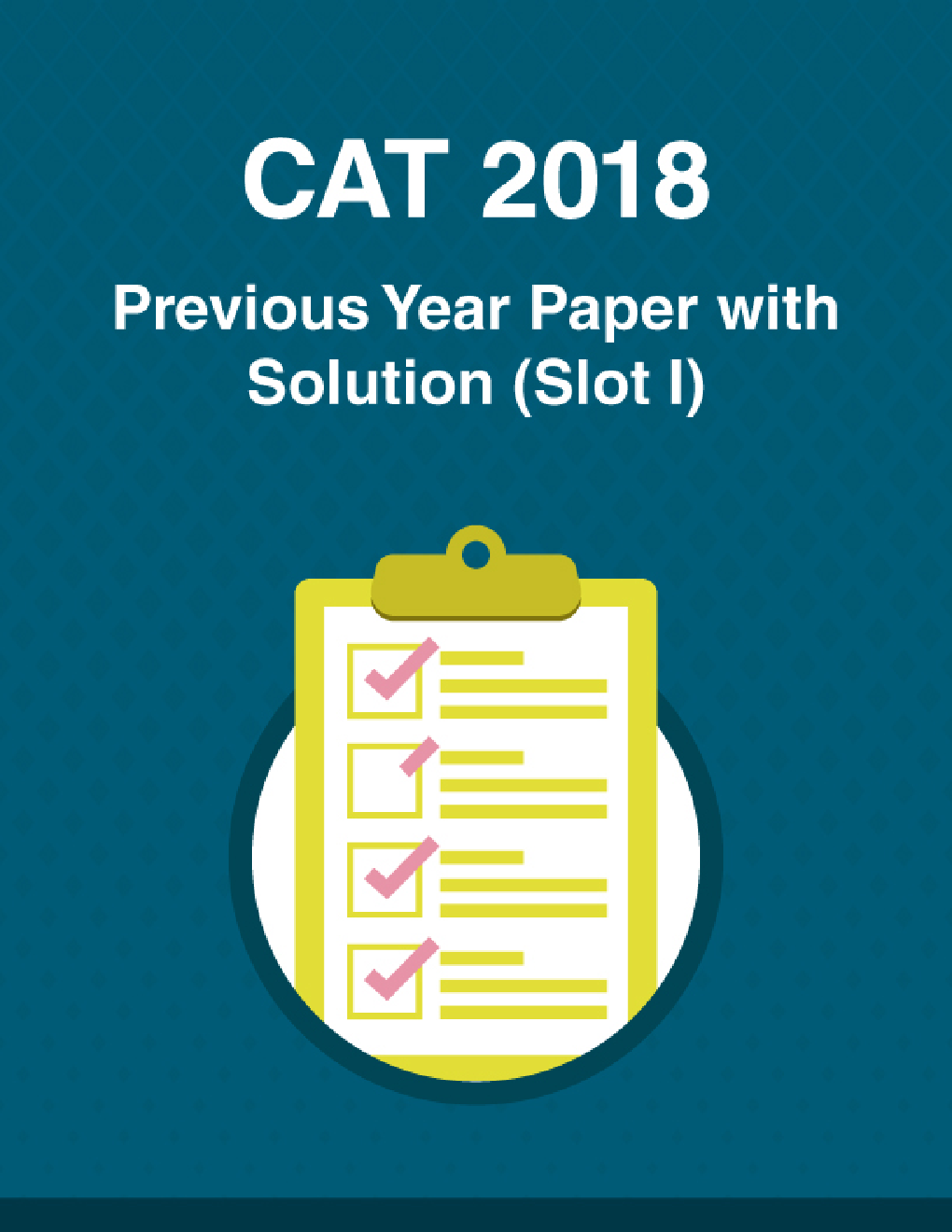 CAT 2018 Previous Year Paper with Solution (Slot I) - Page 1