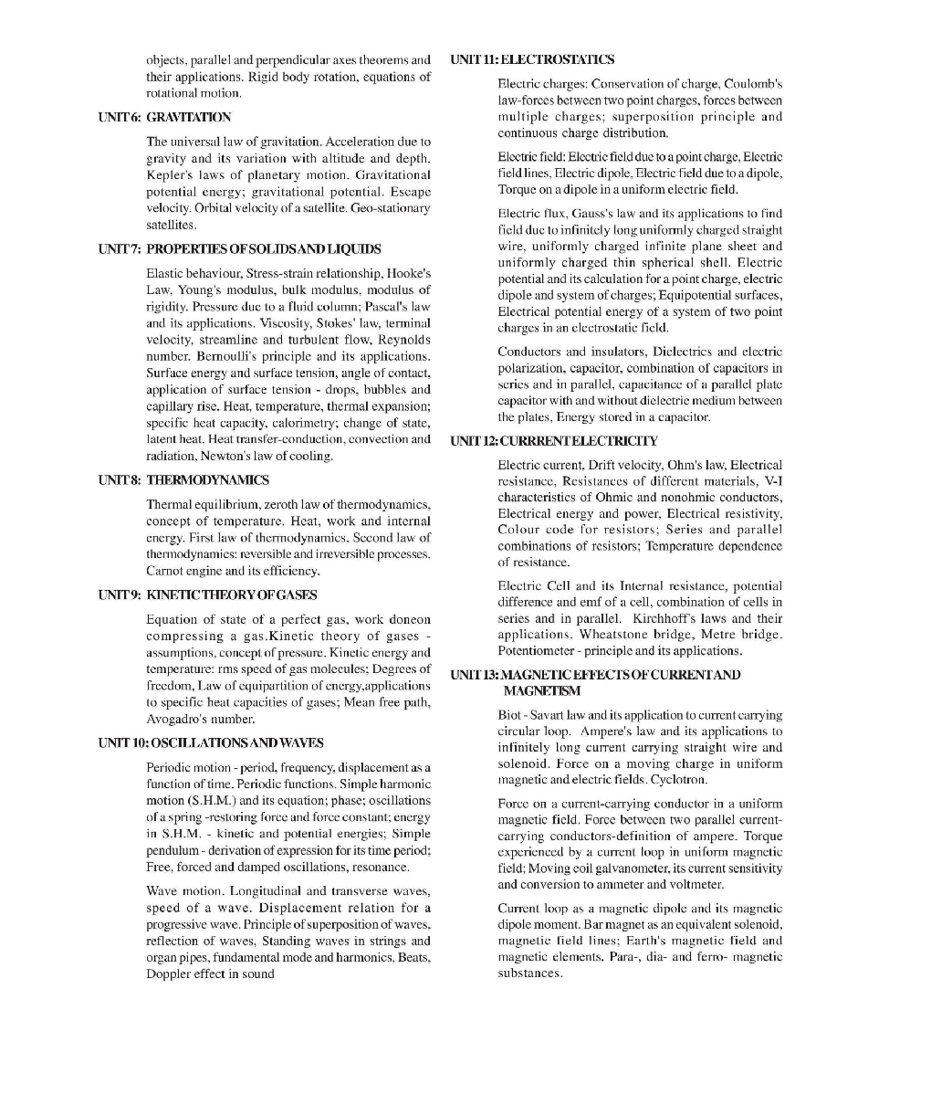 JEE Mains Syllabus For 2020 - Page 4