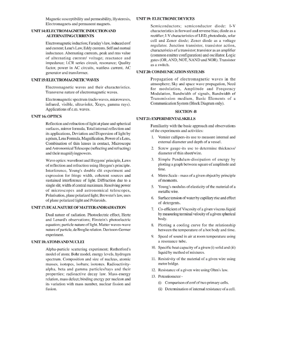 JEE Mains Syllabus For 2020 - Page 5