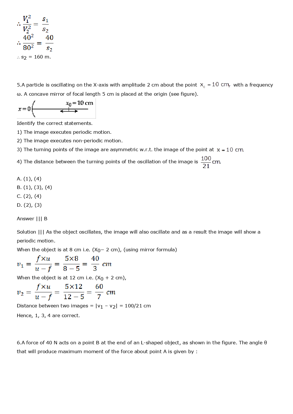 JEE Mains Physics Previous Year Question Paper With Answer 2018 - Page 5