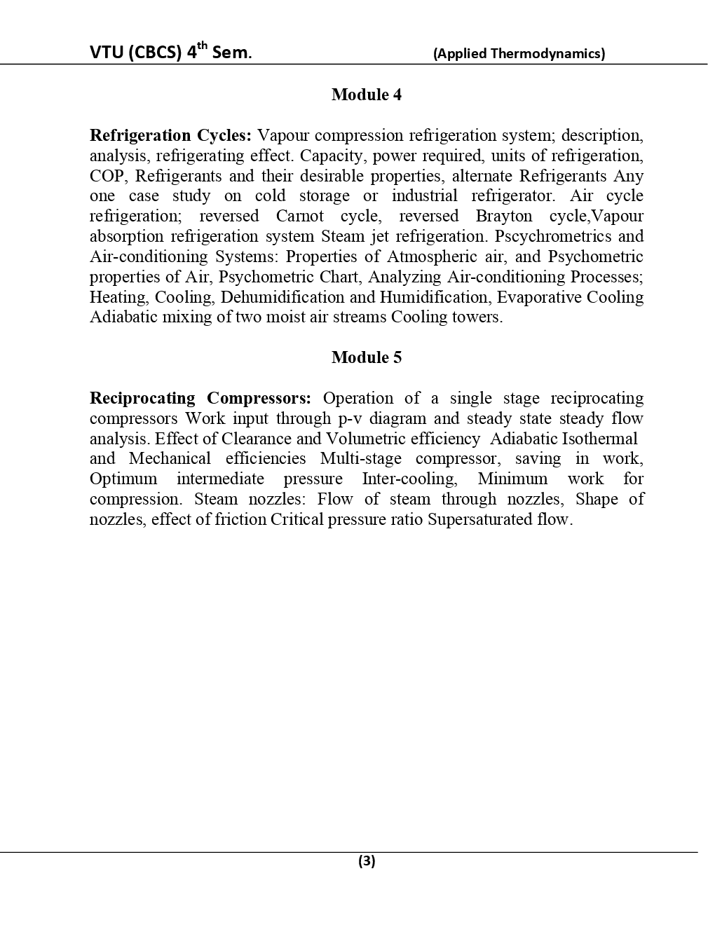 Applied Thermodynamics For VTU BE 4th Sem Mechanical Engineering - Page 4