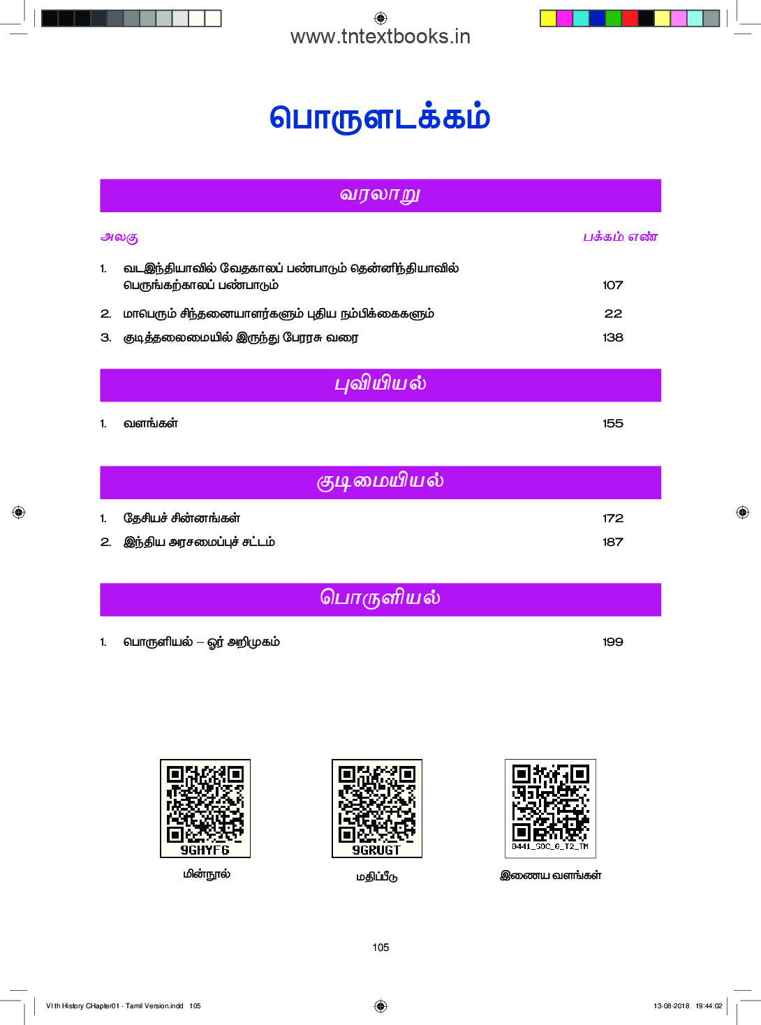 TNSCERT Social Science Tamil Medium Term-2 Class-6 - Page 5