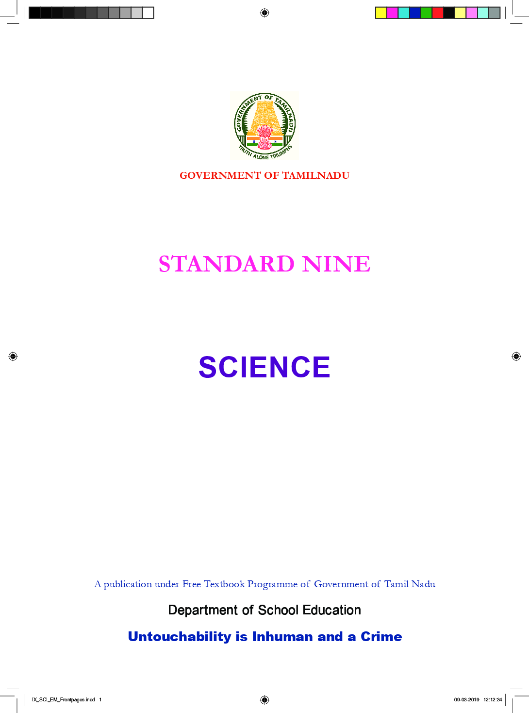 TNSCERT Science English Medium Class-9 - Page 2