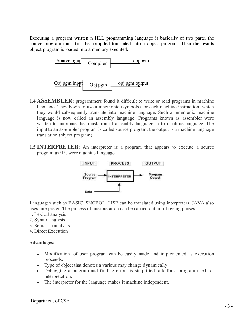 JNTUA Compiler Design For Computer Science Engineering 3rd Sem - Page 4
