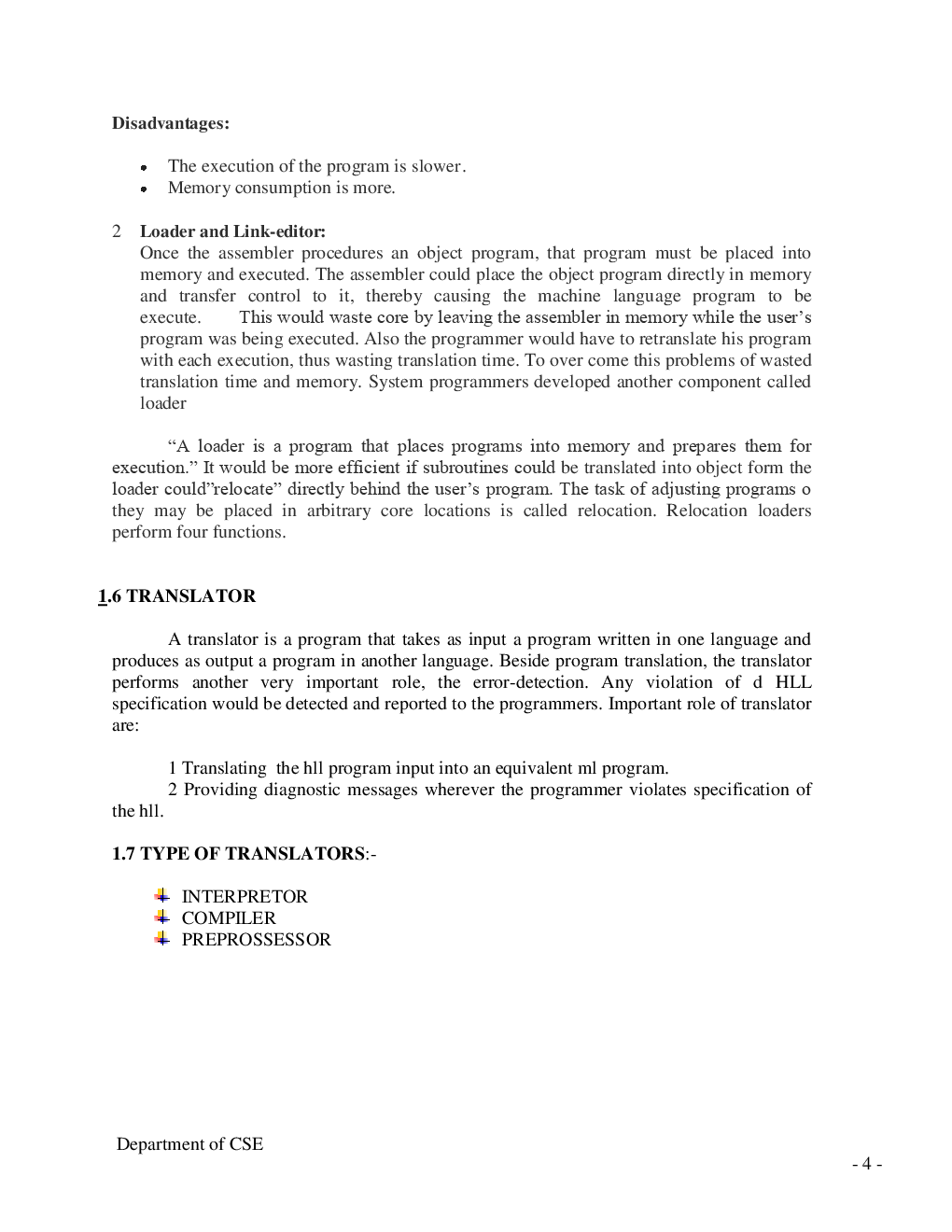 JNTUA Compiler Design For Computer Science Engineering 3rd Sem - Page 5