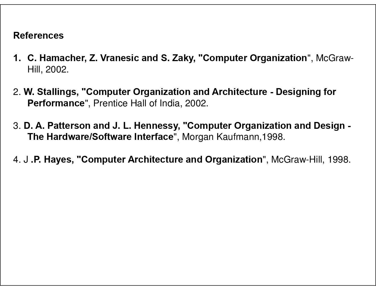 JNTUA Computer Organization For Electronic & Communication Engineering 3rd Sem - Page 4