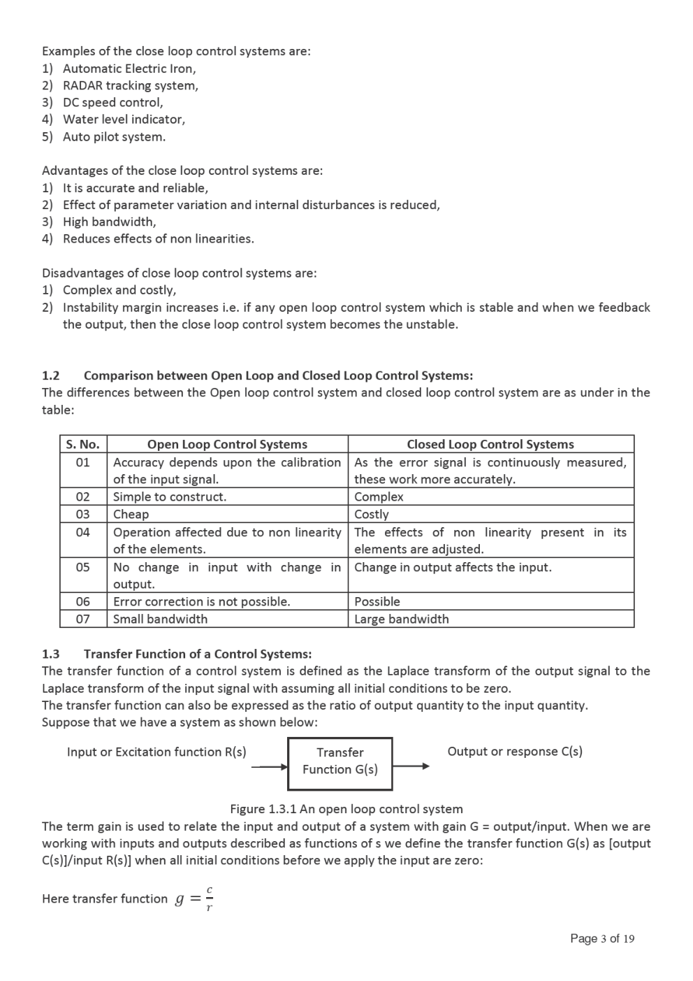 RGPV Control Systems For Electronic & Communication Engineering 4th Sem - Page 4