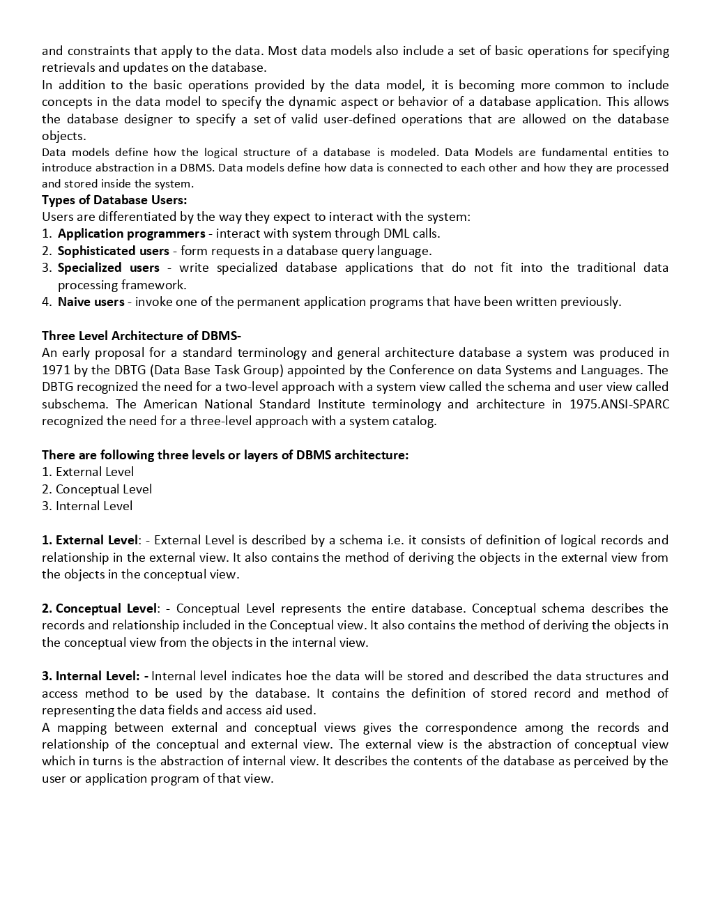 RGPV Database Management System For Computer Science Engineering 3rd Sem - Page 5