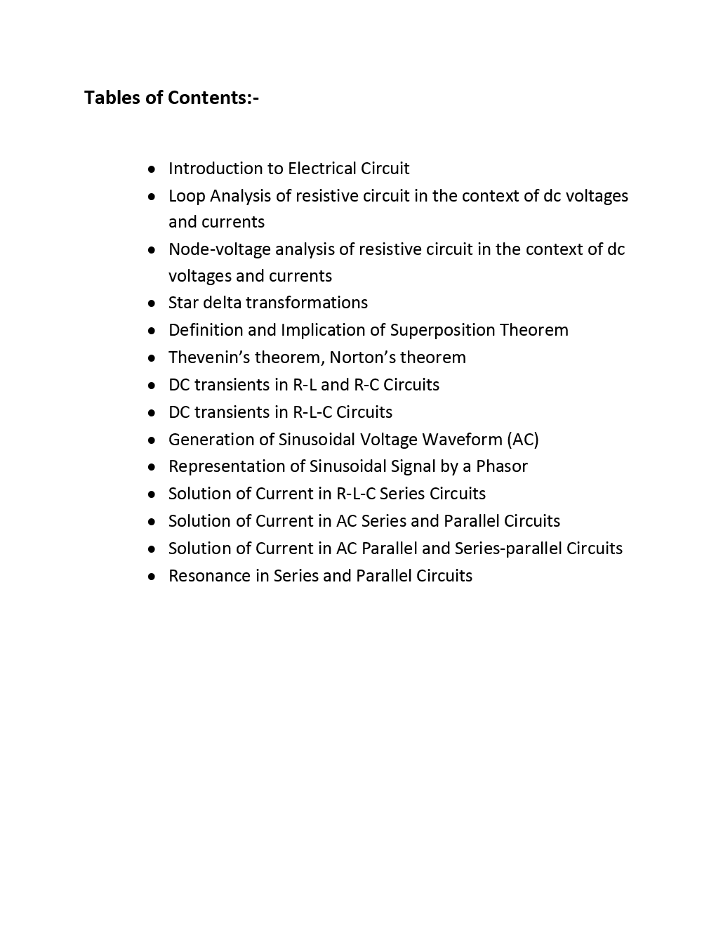 WBUT Circuit Theory & Networks For Electronics & Communication Engineering 3rd Sem - Page 2