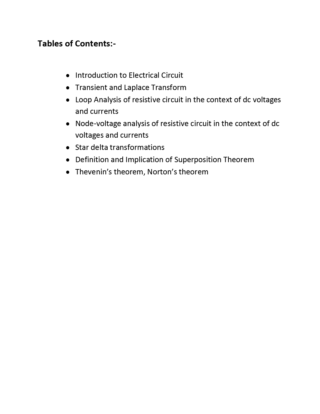 WBUT Electric Circuit Theory For Electrical Engineering 3rd Sem - Page 2