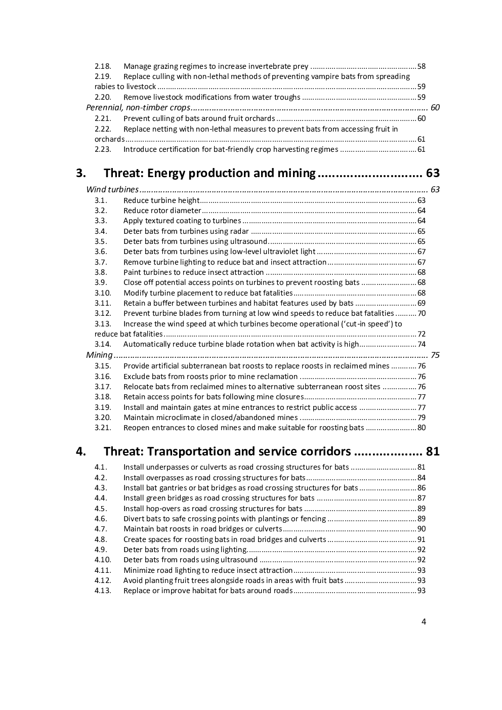 Bat Conservation Global Evidence For The Effects Of Interventions 2019 Edition - Page 4