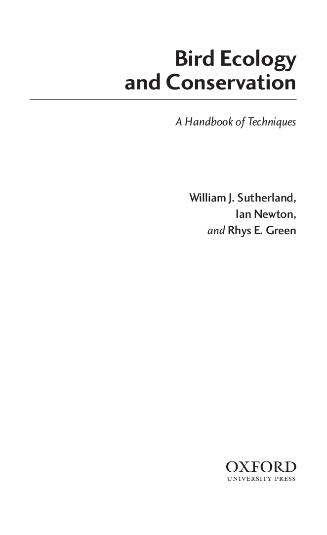 Bird Ecology And Conservation - Page 2