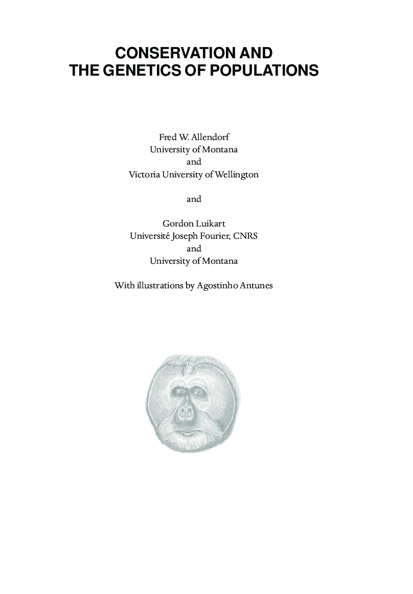 Conservation And The Genetics Of Populations - Page 2