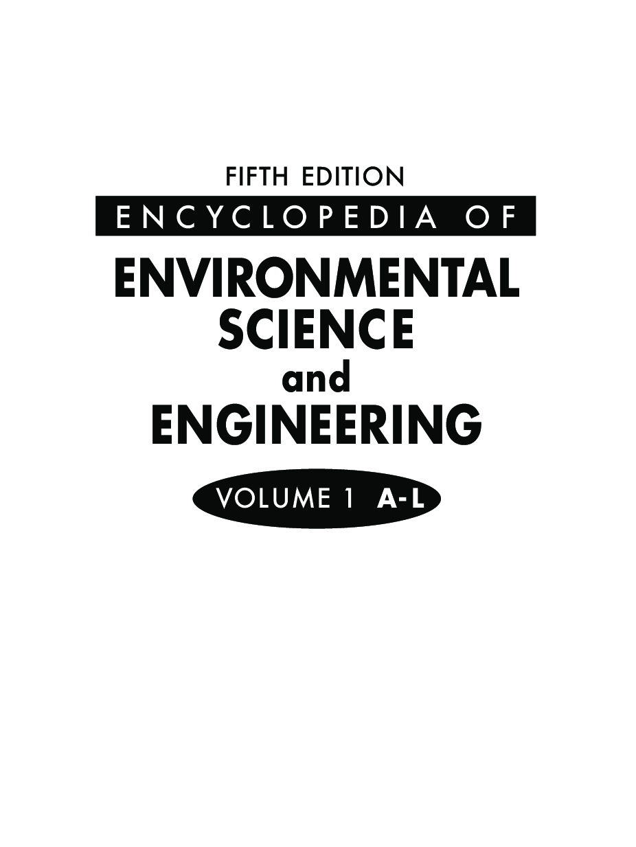 Encyclopedia Environmental Science Engineering - Page 2