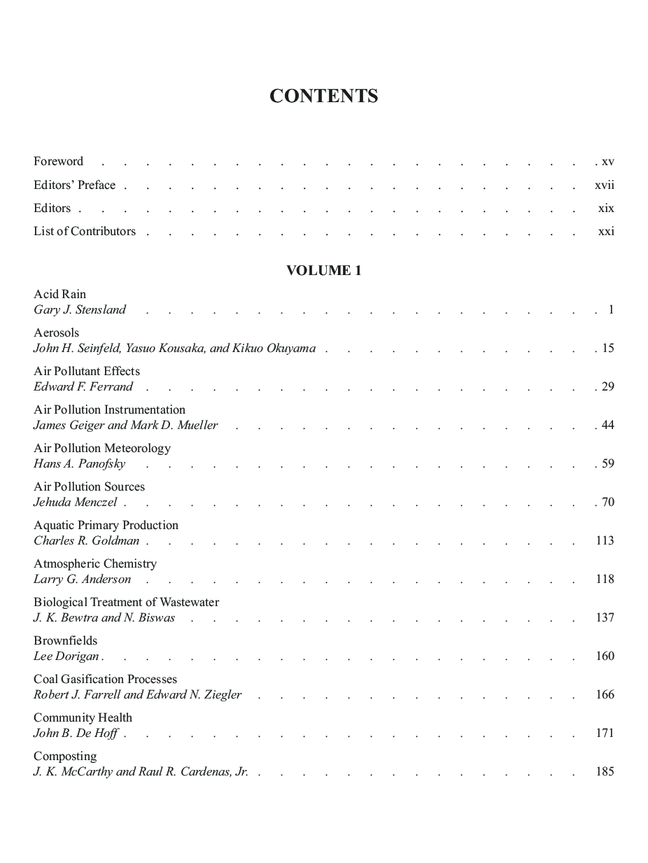 Encyclopedia Environmental Science Engineering - Page 3