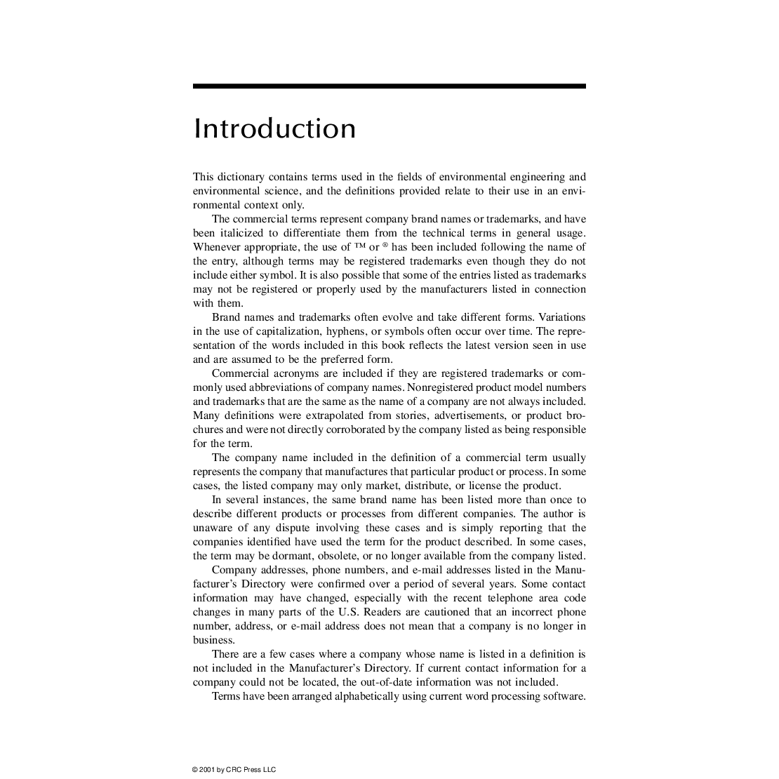 Environmental Engineering Dictionary And Directory - Page 5