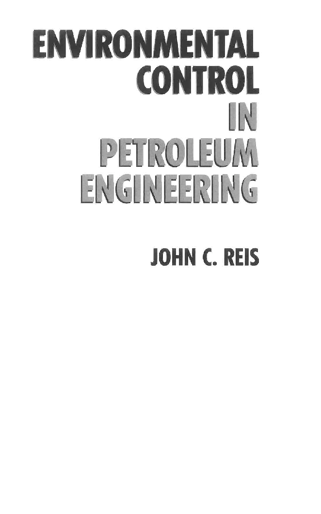 Environmental Control In The Petroleum Industry - Page 2