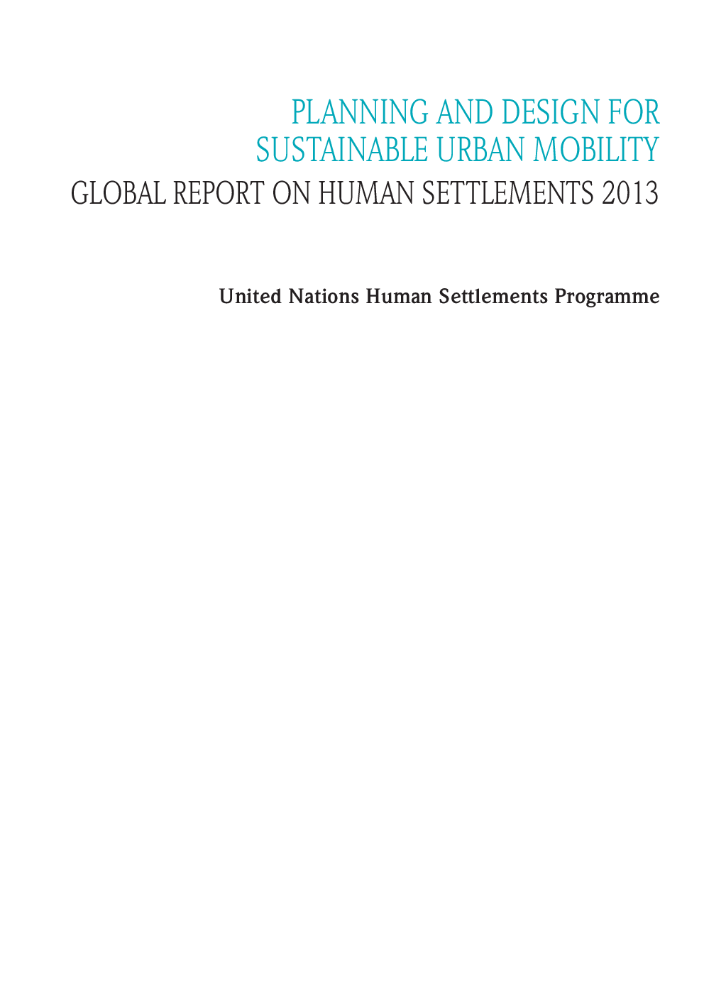 Planning And Design For Sustainable Urban Mobility - Page 2