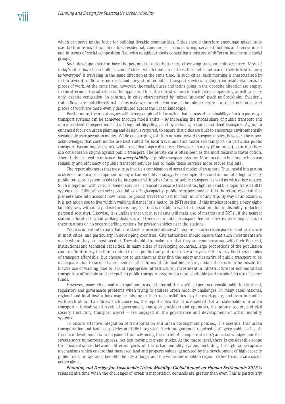 Planning And Design For Sustainable Urban Mobility - Page 5
