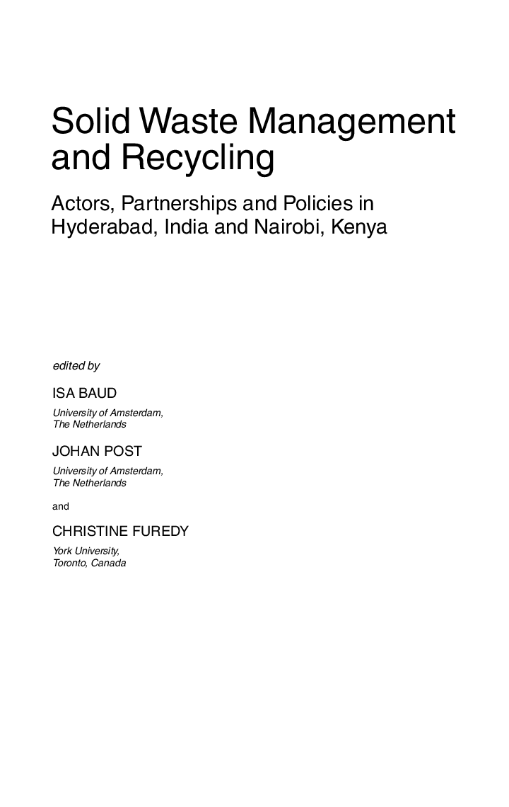 Solid Waste Management And Recycling - Page 2