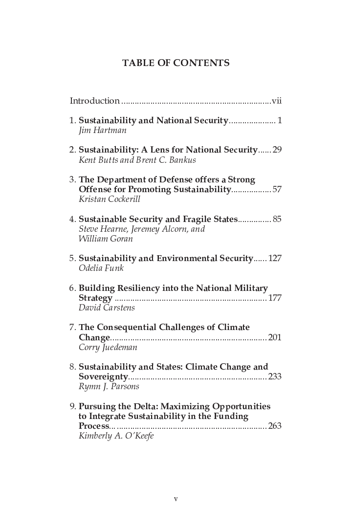 Sustainability And National Security - Page 3