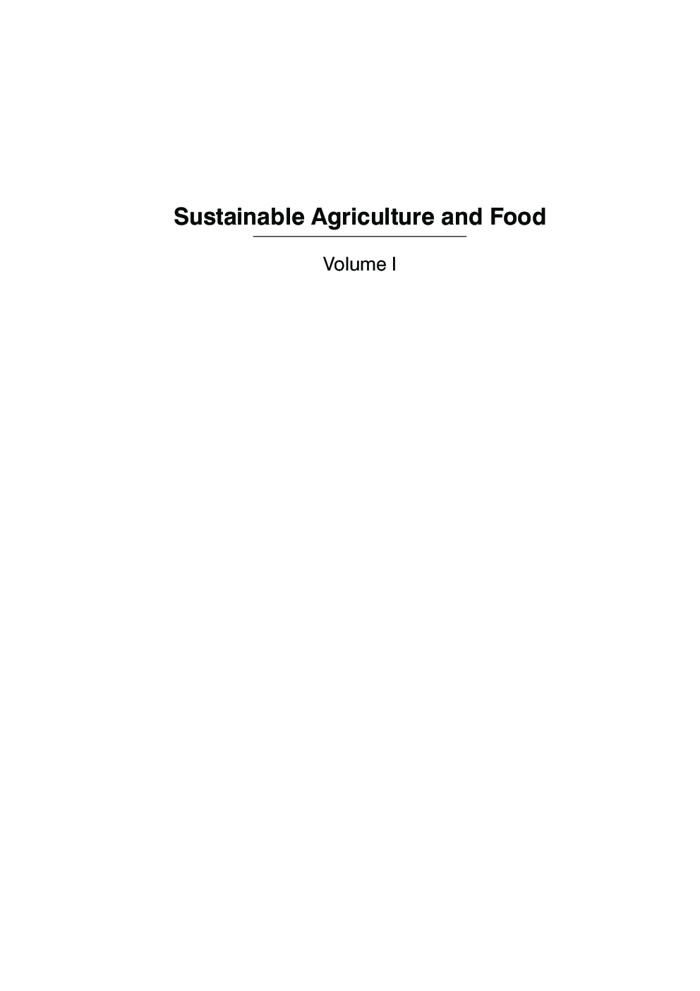 Sustainable Agriculture And Food - Page 2