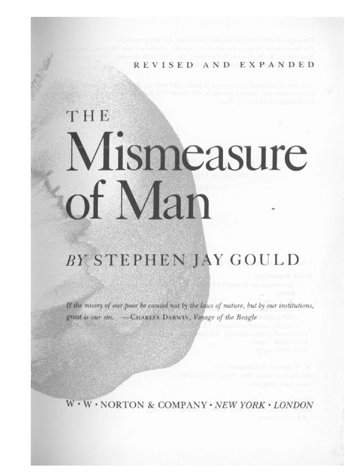 The Mismeasure Of Man - Page 2