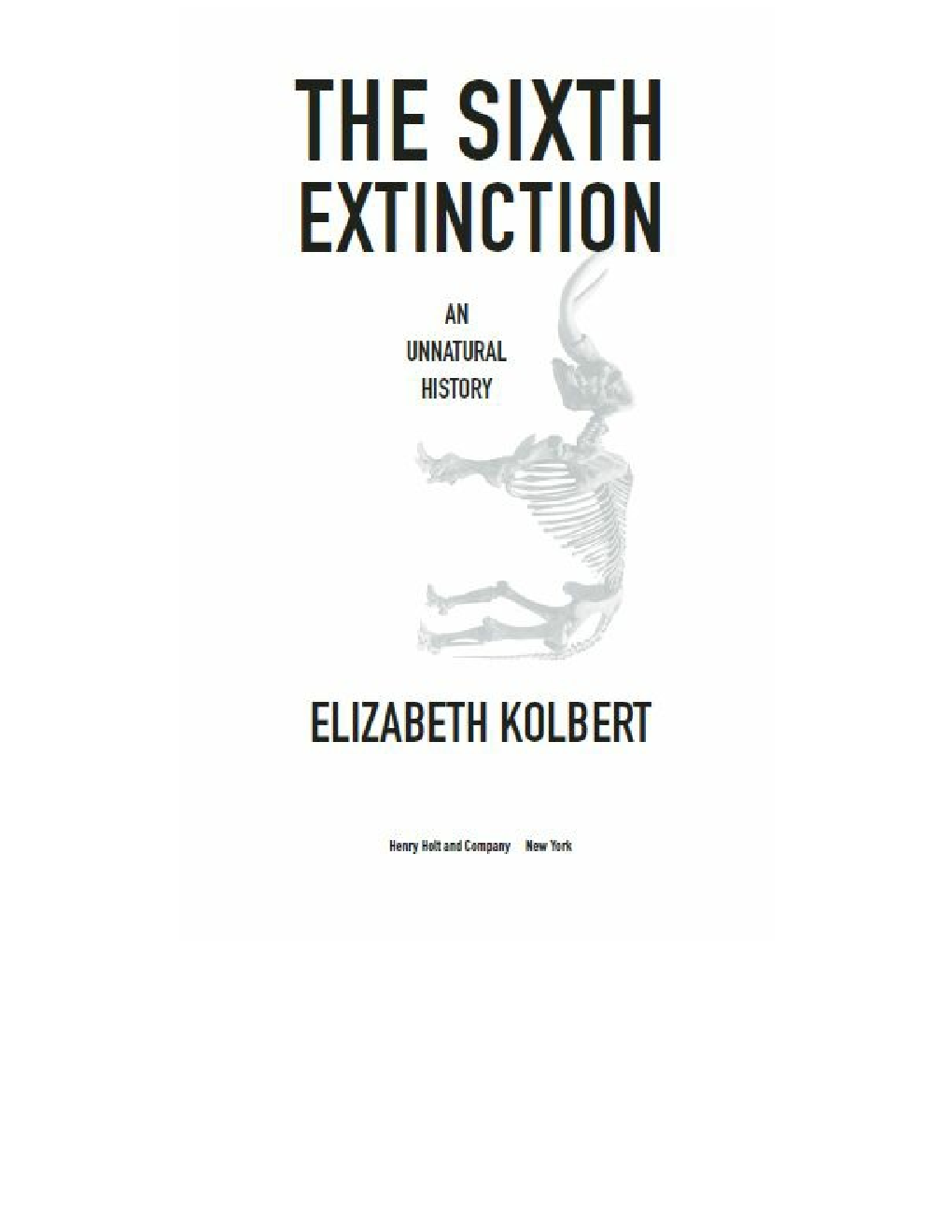 The Sixth Extinction An Unnatural History - Page 2