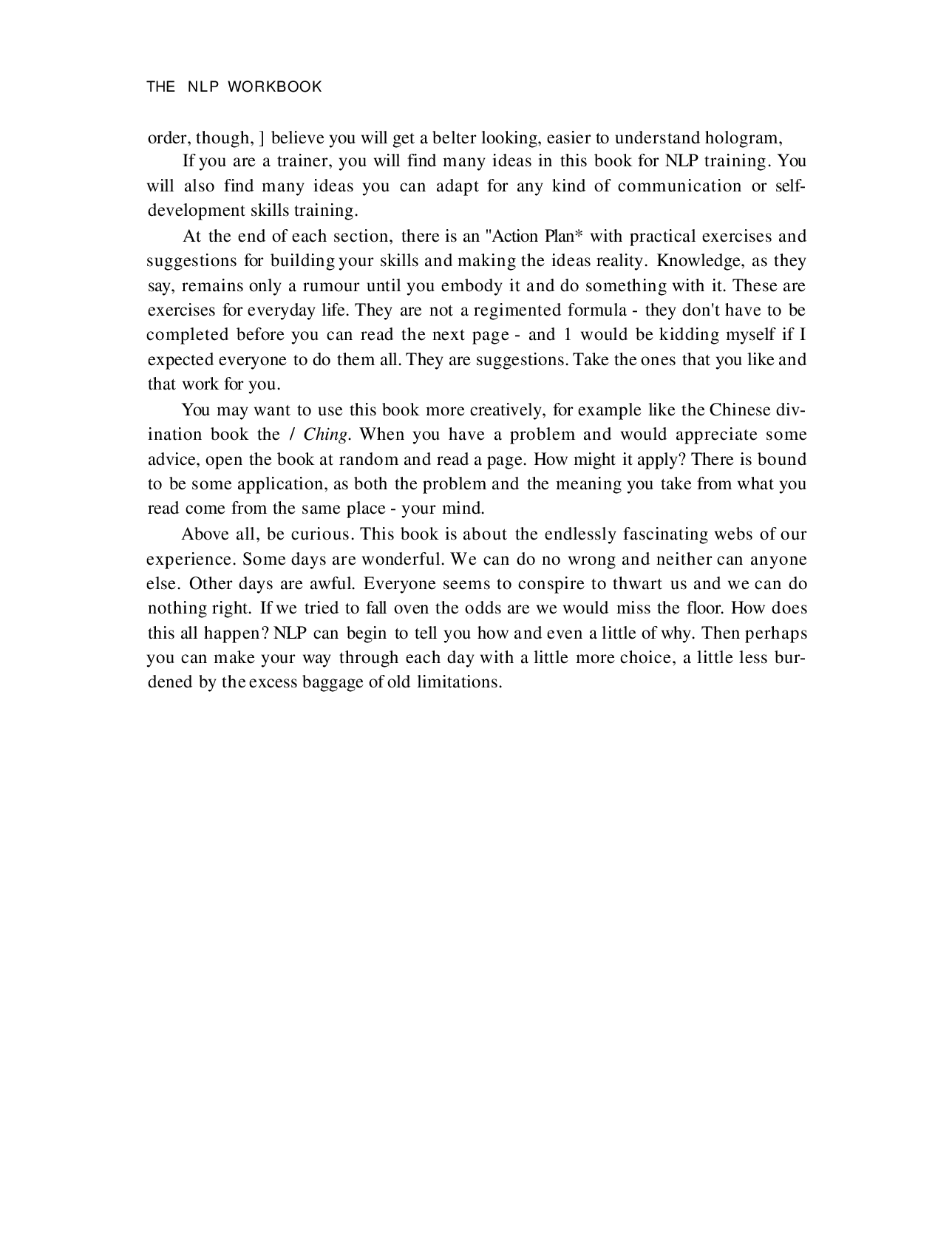 The NLP Workbook - Page 5