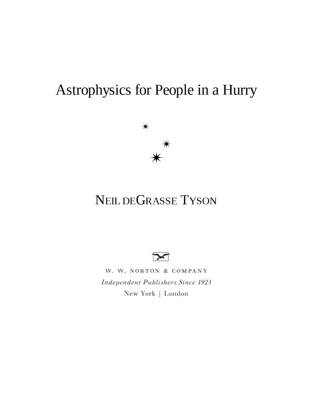 Astrophysics For People In A Hurry - Page 2