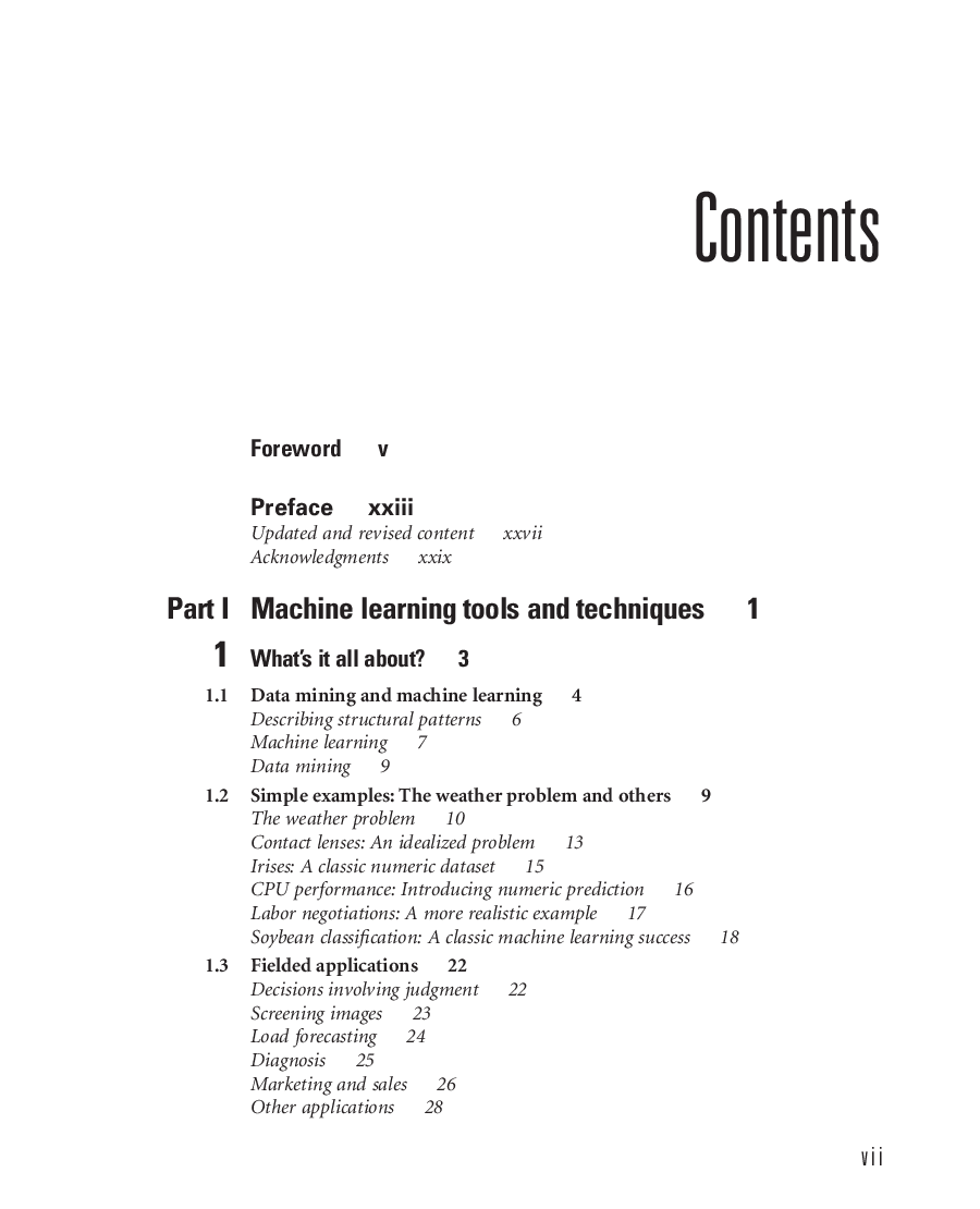 Data Mining Practical Machine Learning Tools And Techniques  - Page 5