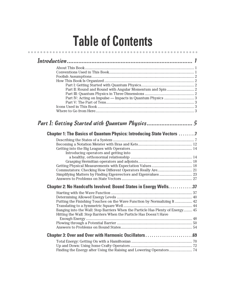 Quantum Physics Workbook For Dummies - Page 4
