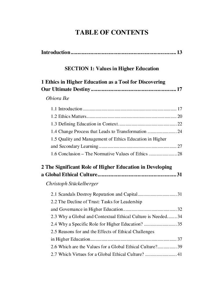 Ethics in Higher Education: Values-Driven Leaders For The Future - Page 3