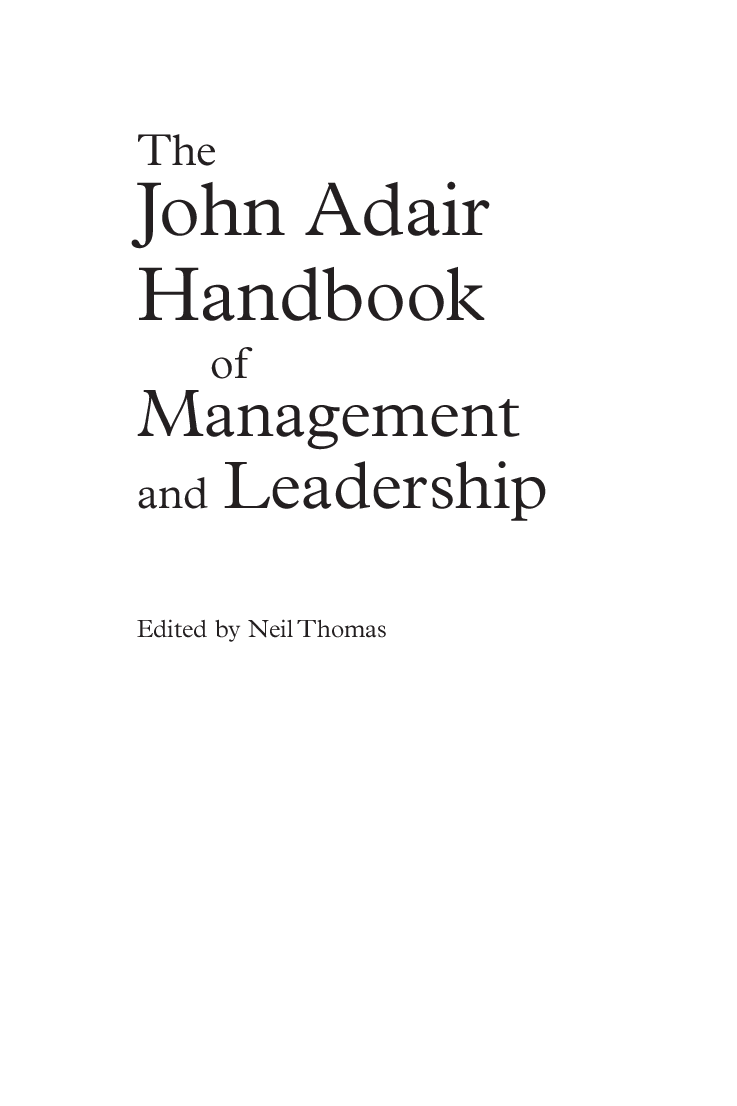 Handbook Of Management And Leadership - Page 2