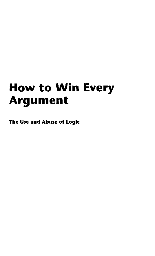 How To Win Every Argument  - Page 2