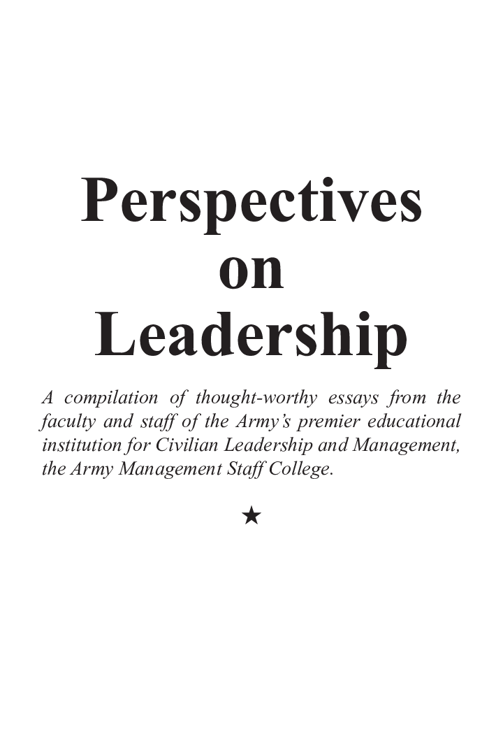 Perspectives On Leadership - Page 2