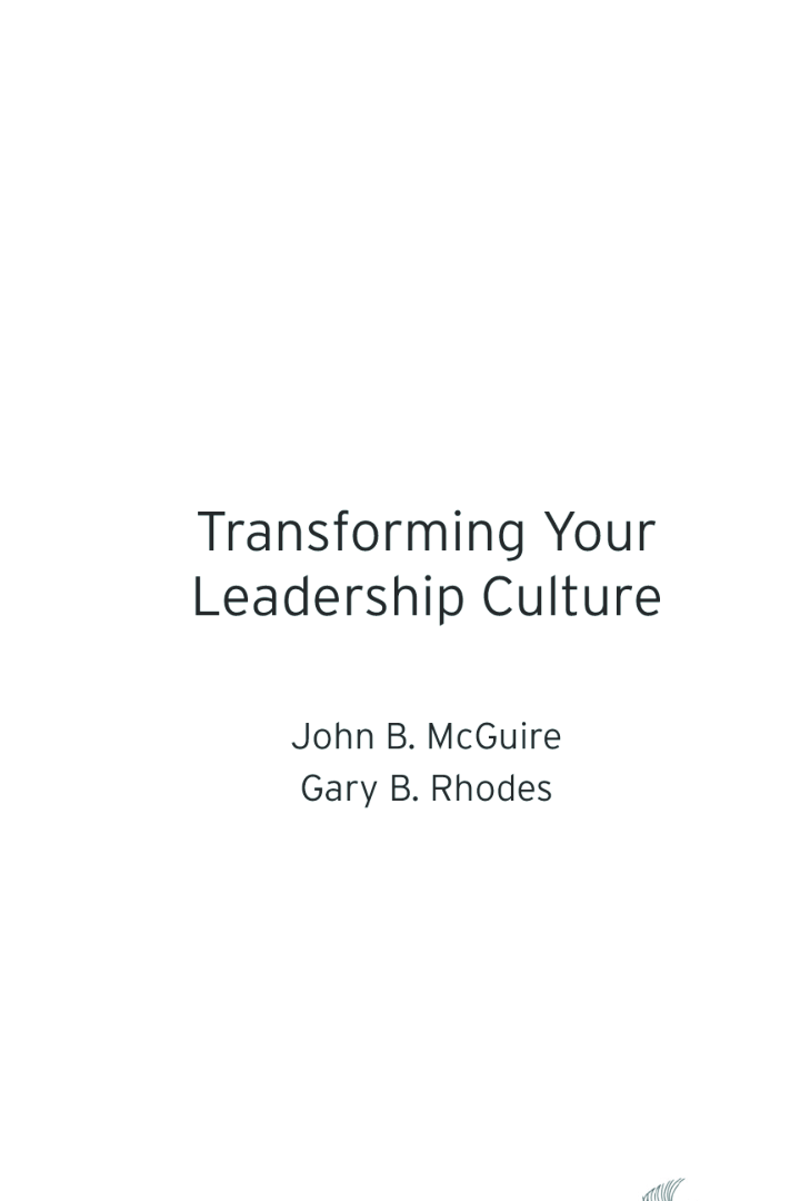 Transforming Your Leadership Culture - Page 2