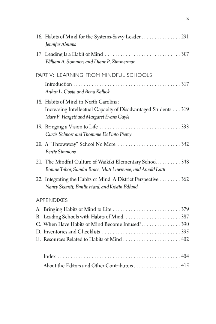 Learning And  Leading With Habits Of Mind - Page 5